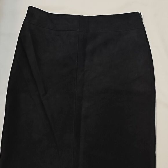 Express ,black,suede leather skirt size 1/2 - Picture 1 of 9
